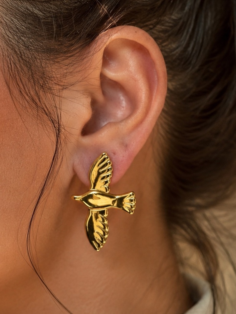 Flying Bird Stud Earrings - Women Jewelry